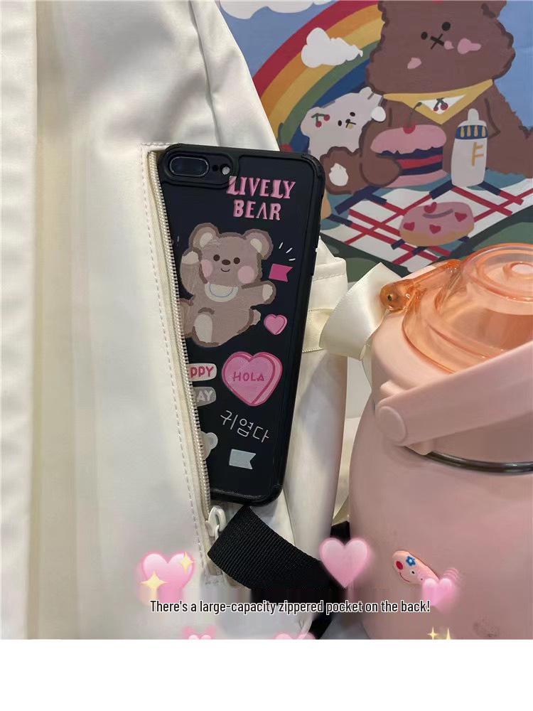 2023 Japanese School Backpack with Bow for Girls and College Students