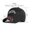 Baseballkappe mit dreidimensionaler Stickerei für Männer und Frauen, Outdoor-Sportkappe, Snapback-Mütze, Sonnenblende, Angelmütze, Schirmmütze
