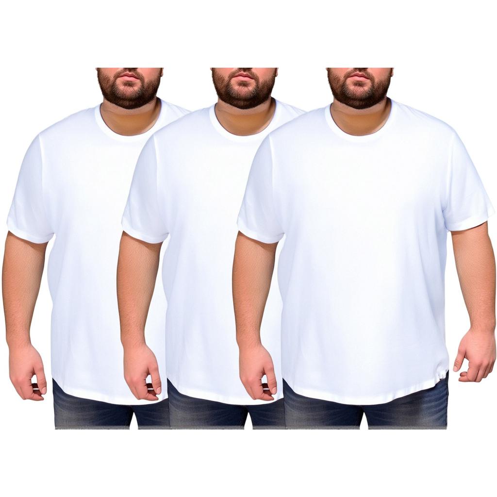 Men's Large-sized Short-sleeved T-shirt In Solid Color Is Versatile And Casual