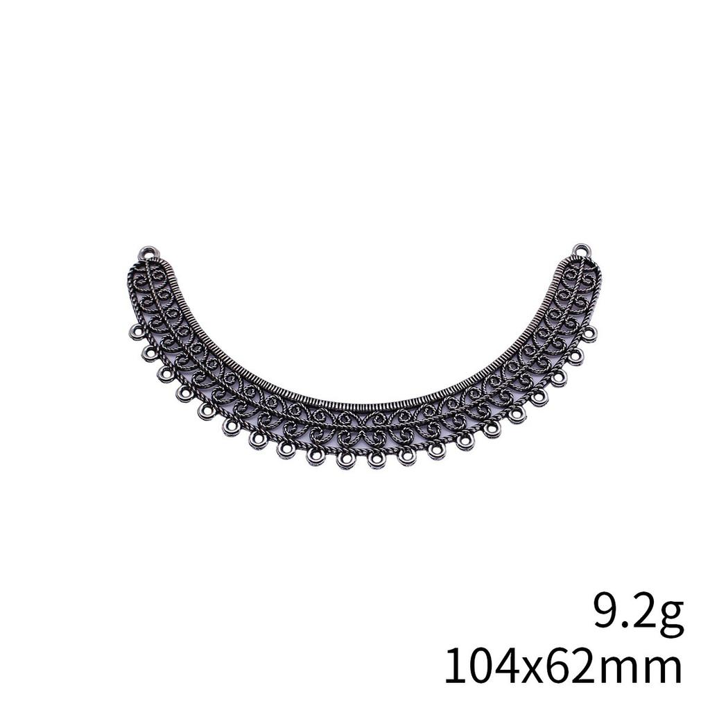 1pcs 104x62mm Antique Silver Color Necklace Connector DIY Jewelry Making
