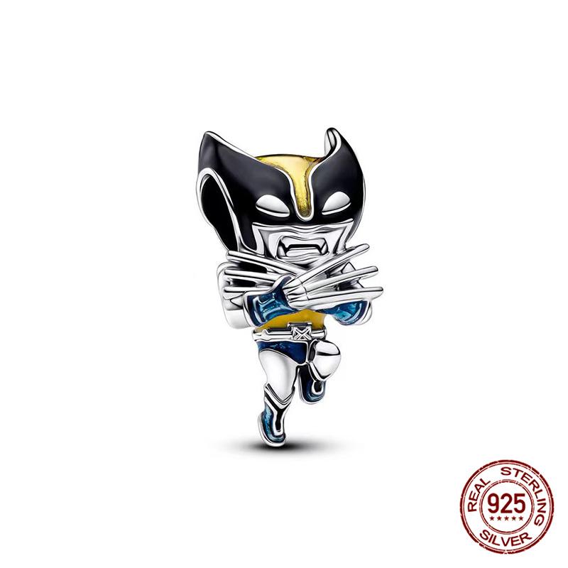 Tree Spirit Cheshire Cat Stitch Bead Giant Dumbo charms plata de ley 925 original Fit Bracelet DIY Jewelry Making Women's Gift