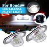 18 Led Car Number License Plate Lights Assembly Pure 6000K For Cr-V Fr-V Stream 12V Smd Number Lamp Led License Plate Light