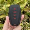 4 Buttons Silicone Rubber Car Key Cover Protect Case Shell Holder for Geely Coolray X6 Emgrand Global Hawk GX7 Remote Keychain