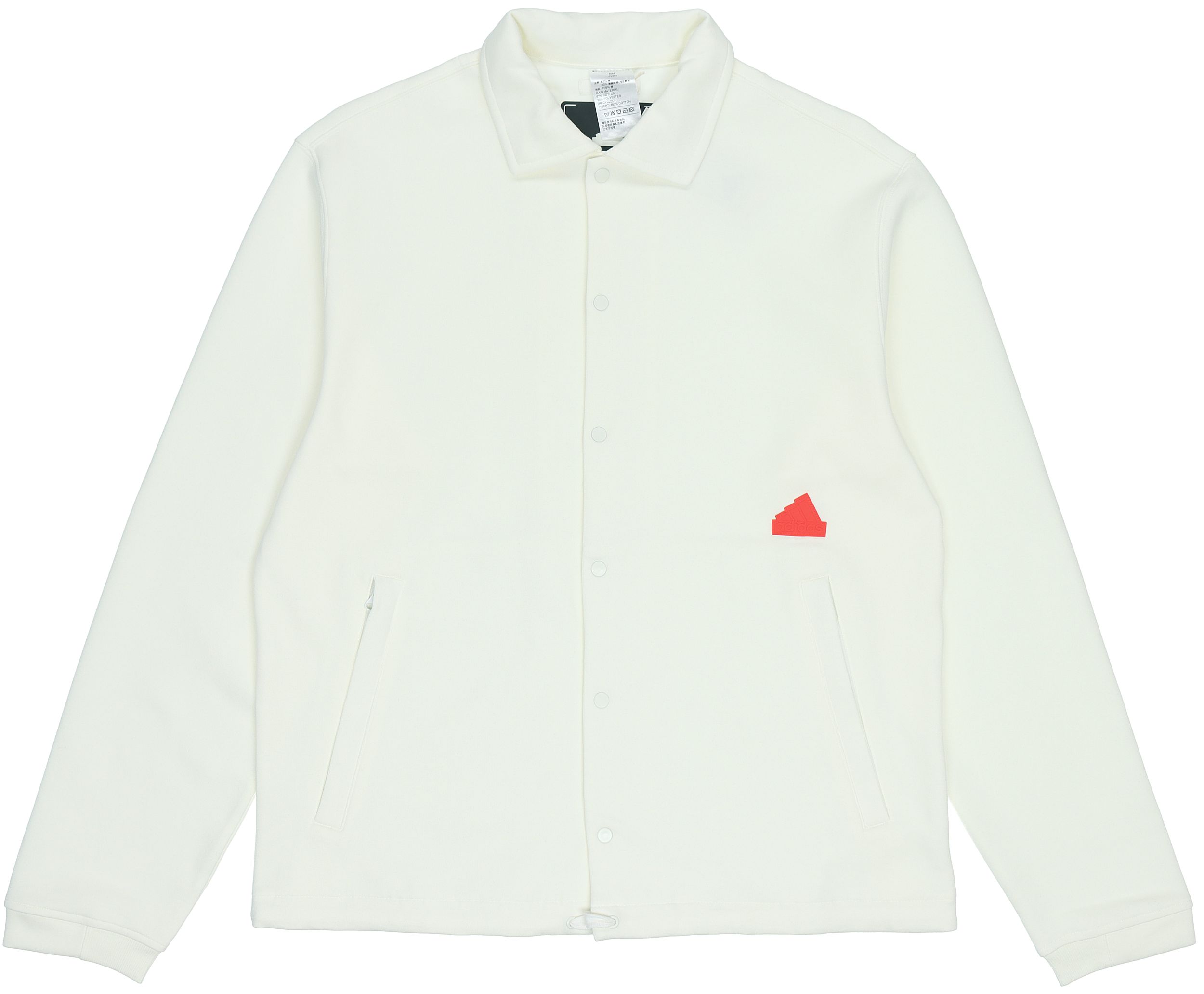 Adidas Jackets Men s White Lapel Moderate Other HG2072 XXL
