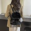 Soft and Fluffy Plush Women's Casual Street Backpack Autumn and Winter New Student Schoolbag Travel Backpack