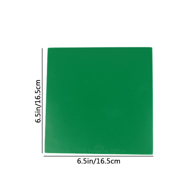 1Pc Colorful Rainbow Table Tennis Rubber Sheet Ping Pong Rubber With 2.0mm High Density Sponge For Training