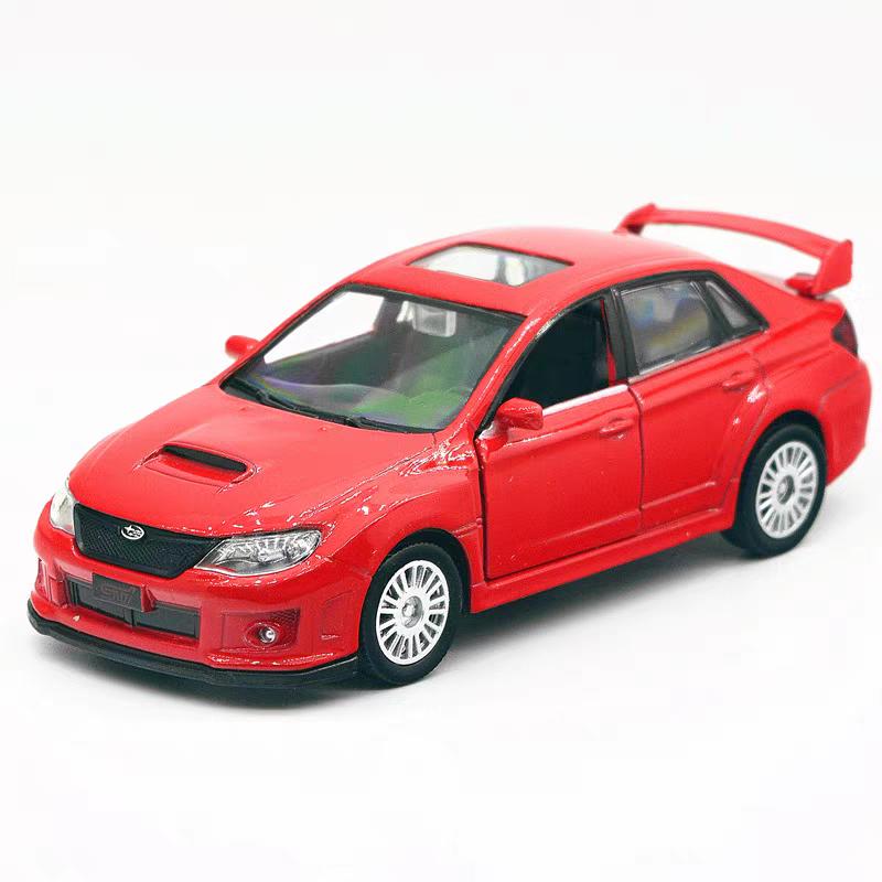 Subaru Impreza WRX STI 2010 Rallyové auto JDM Simulace Odlévaný a Hračka Vozidlo RMZ city 1:36 dárků ze slitinových modelů pro děti