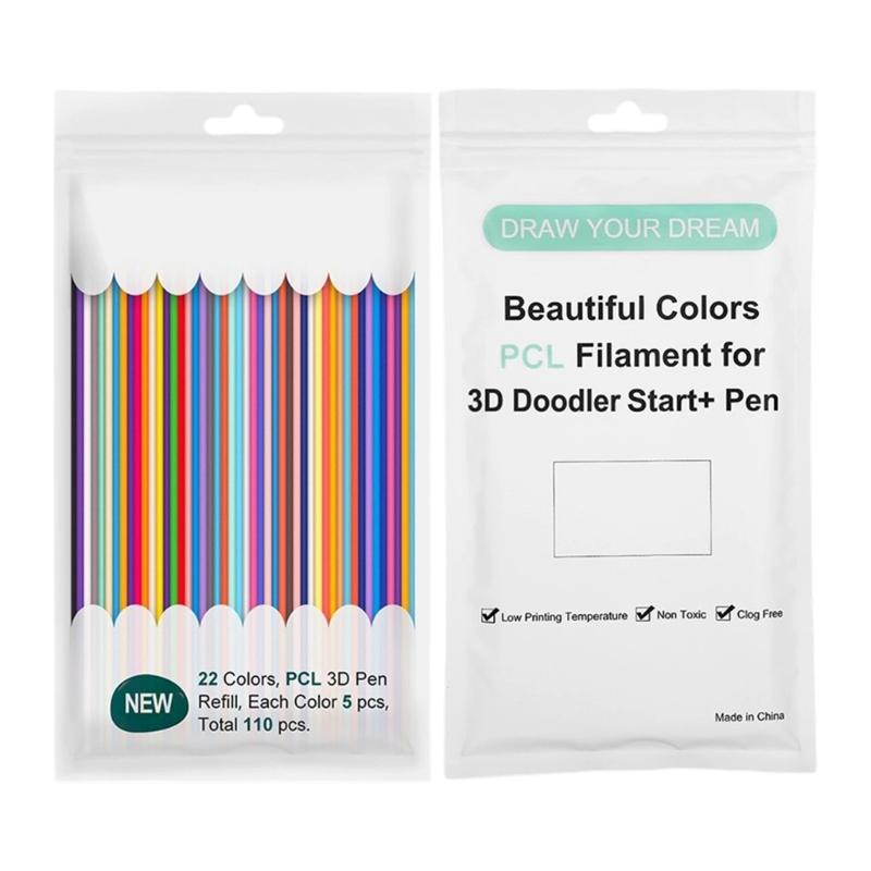 

22/32 цвета 2,5 мм Сменные стержни для ручки Doodler Start 2,5 мм Принтер Doodler Ручка Низкотемпературные аксессуары
