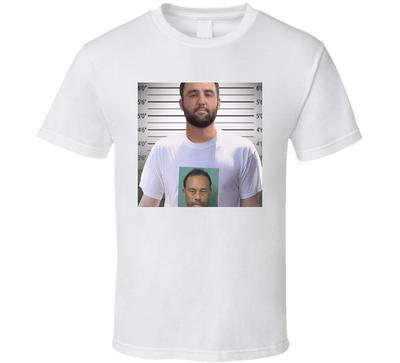 Scottie Scheffler Wearing Tiger Woods Mugshot T Shirt Mens Womens Tees Top