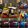 Naruto Bedding Suit Quilt Cover 3D Printed Bedroom Bed Cover Bedclothes 2/3pcs Anime Cartoon Room Decoration Xmas Gift