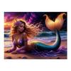 Diamond Painting New Collection Mermaid Diy Full Square Round Drill Rhinestone Embroidery Sea Natural Scenery Mosaic Cross Stitch Kits