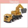 Large Engineering Vehicle Toy Set Combination Series Children Excavator Bulldozer Mixer Crane Boy Car