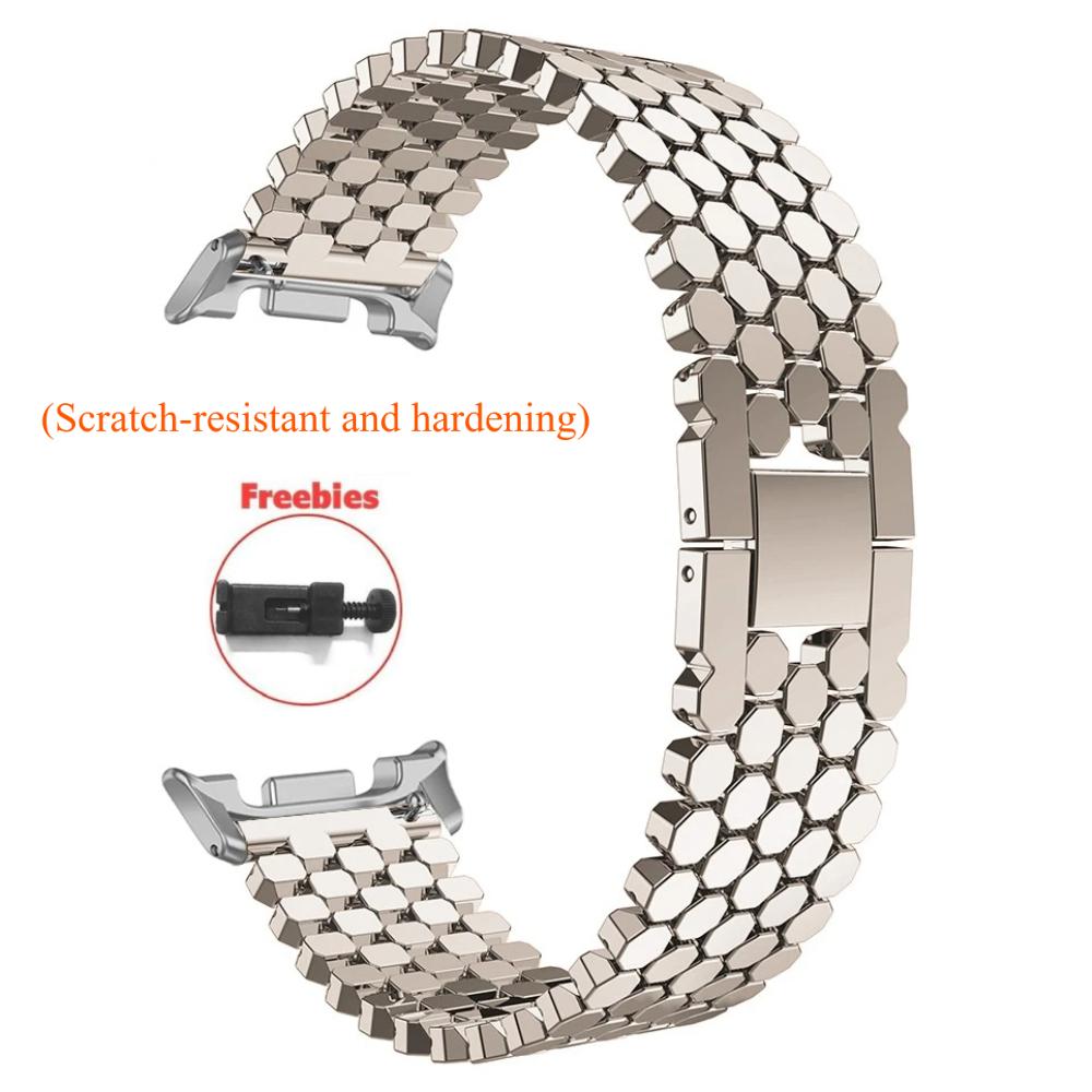 Stainless Steel Strap For Samsung Galaxy Watch 8 Classic 46mm 40mm 44mm Metal Watchband Bracelet Correa For Galaxy Ultra 2025 Watch 7/6/5/4 Band