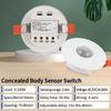 110-220V Infrared Sensor Switch 120 Degree Ceiling Recess PIR Infrared Human Body Motion Sensor Light Bulb Switch