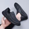 Men Leather Loafer Driving Shoes Slip On Moccasin Casual Walking Footwear Outdoor Office Daily Comfort Shoes Lightweight