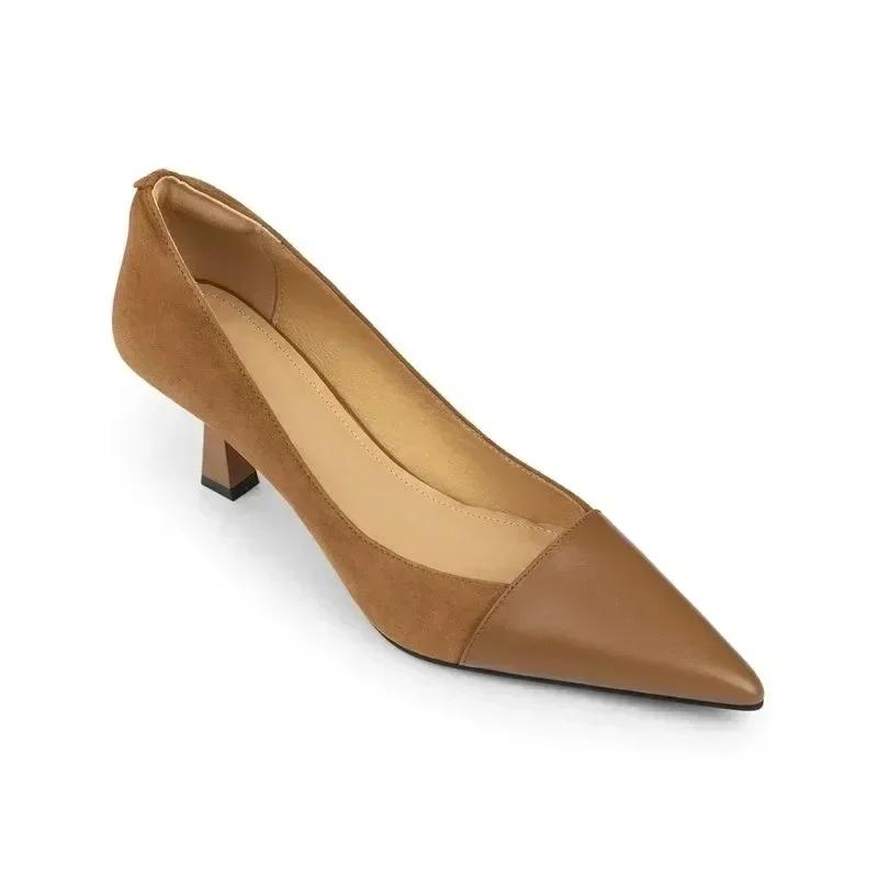2024 Fashion Women's Shoes Shallow-mouthed Women's High-heeled Shoes Sexy Pointed Toe High-heeled Shoes Zapatos De Mujer