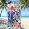 Sailor Moon Microfiber Beach Towel Quick-Drying Absorbent Cartoon Printed Swimming Bath Towel Seaside Portable