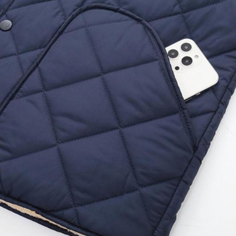 Männer Winter Herbst Mantel Dicker Plüsch Gepolstert Stehkragen Nackenschutz Warm Langarm Reine Farbe Plus Größe Weiche Einreiher Taschen Strickjacke