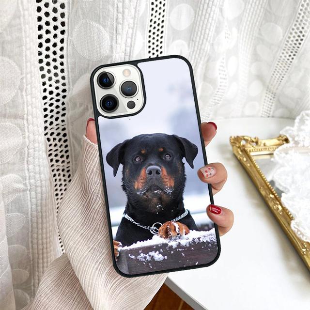 Rottweiler Dog Phone Case For Samsung Galaxy S10 S22 S23 S24 Note 10 20 Lite S20 Plus S21 Ultra Back Cover