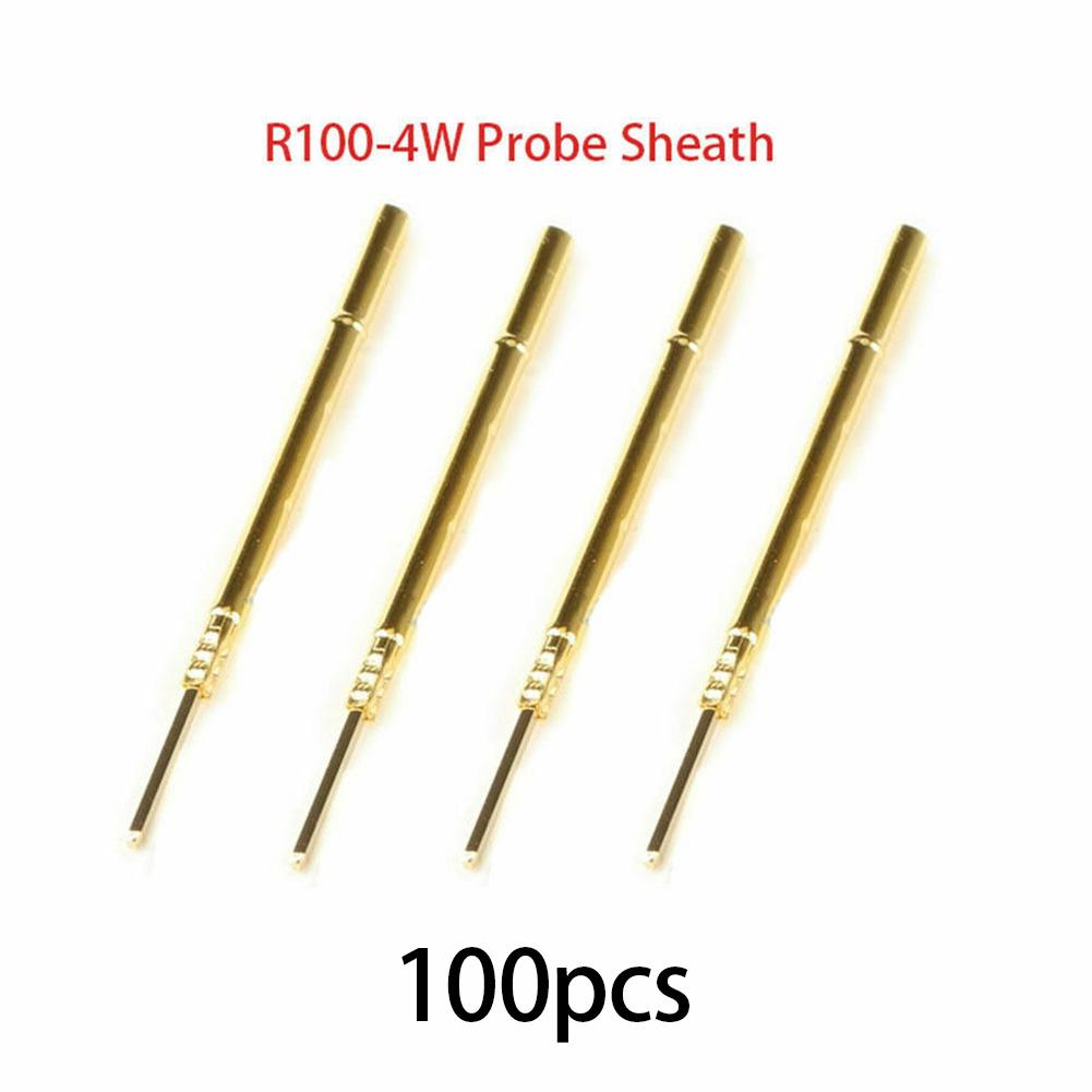 

Set of 100 Spring Test Probes Pogo Pins Multiple Types for Printed Circuit Board and Gold Finger Connector Testing