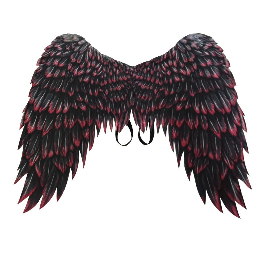 Angel Wing with Elastic Straps Foldable Lightweight Accessory for Cosplayers, Halloween,