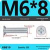 GB819 Zinc-Plated Carbon Steel Phillips Countersunk Screws: M2-M10