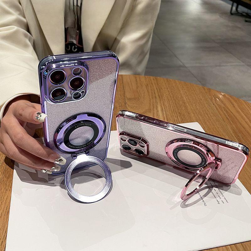 Luxury Magnetic Suction Stand Phone Case for Xiaomi MI 14 13 PRO 12 11 Lite CIVI 4 3 2 POCO X 4 3 M 3 4 Anti Drop Bracket Shell