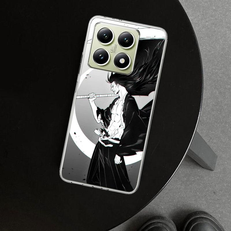 Zaraki Kenpachi Bleach Phone Case Cover for Xiaomi Redmi Note 15 14 13 12 11 Pro Plus 14S 12S 11S 11T 11E 10S 10 Customized Fund