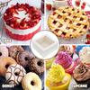 12pcs Cake Boxes 10x10x8 Inch Square Bakery Boxes with Window Pasteles for Cakes Pastries Chocolates Cookies Pie Birthday Party Wedding Easter