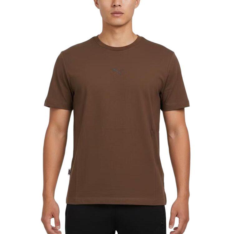 Puma T7 Crew Neck Pullover Short Sleeve T-Shirt Unisex Tops 636291-45 XS