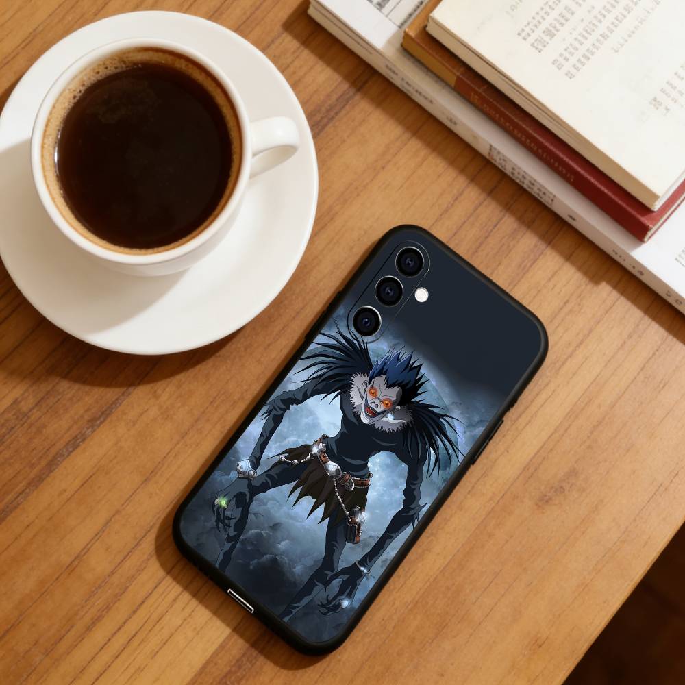 Anime Death Note Phone Case For Samsung Galaxy A73,A72,A71,A70,A53,A52,A51,Soft Silicone Black Cover Samsung a21s