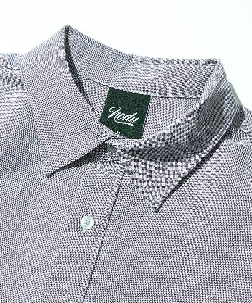 NODU Daily Oxford Oversized Shirt [Charcoal]