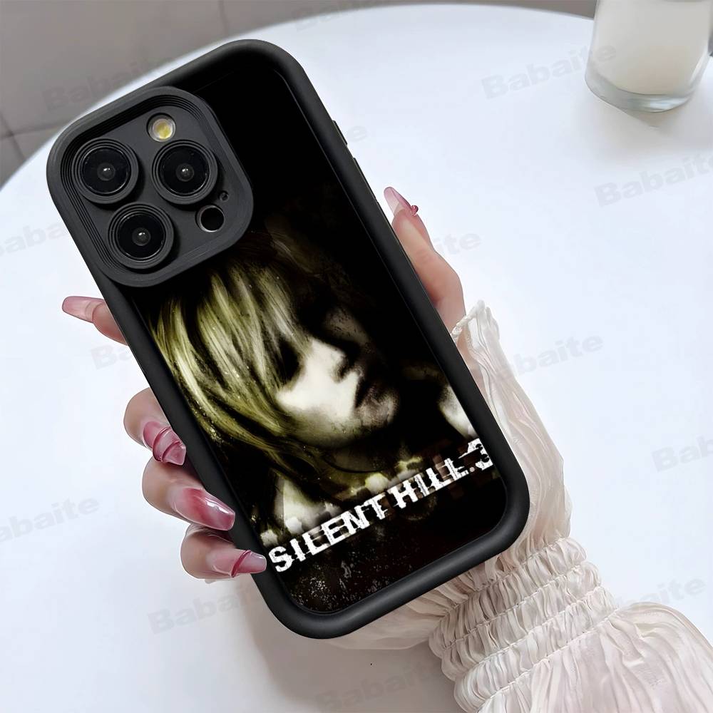 

Horror Games S-Silent H-Hill Silicone Phone Case For IPhone 17 Pro Max 16 15 14 13 12 11 Plus 17 Air iPhone 16pro max