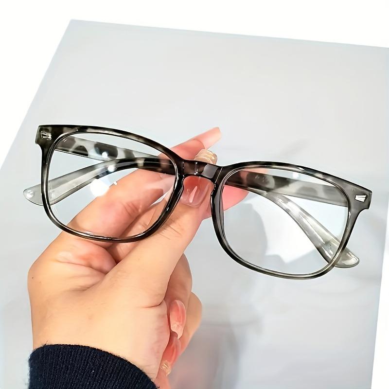 2PCS Fashion Anti-Radiation Eyeglasses Transparent Retro unisex Computer Glasses Anti-Blue lens Eyewear