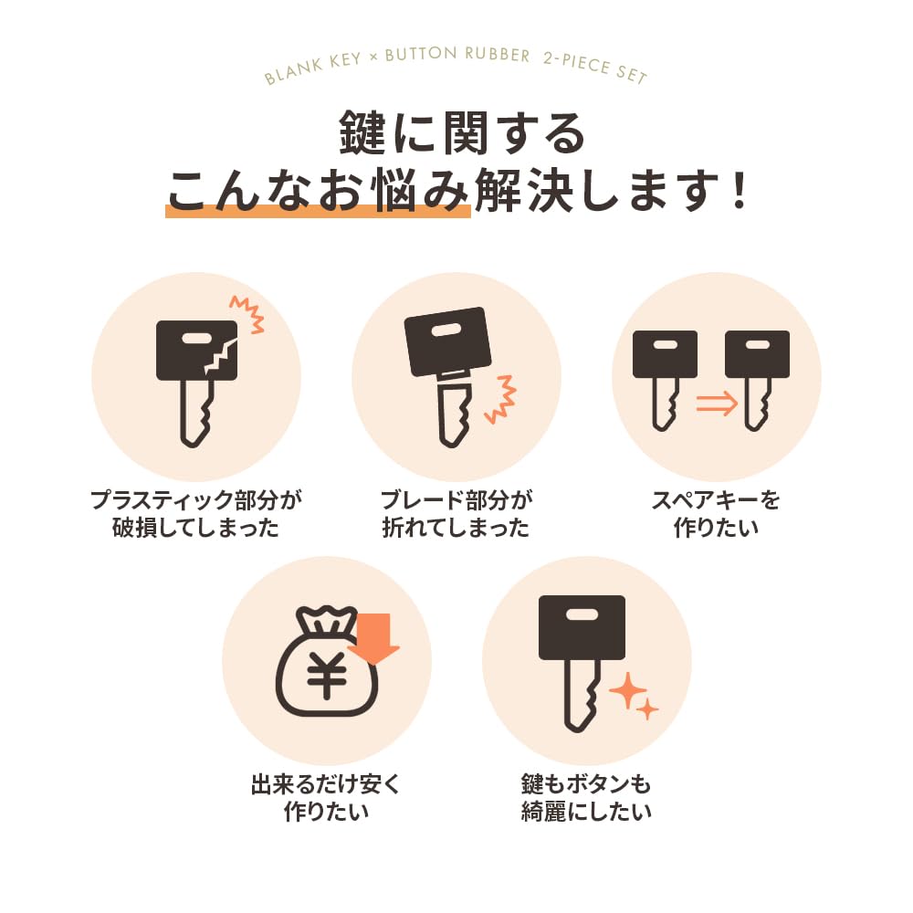 [Gn083] Blank key/for Suzuki/for Nissan/for Mazda/1 button/with rubber button!Genuine quality/Wagon