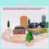 Wooden Train Track Building Kit For Children Imaginative Play And Learning