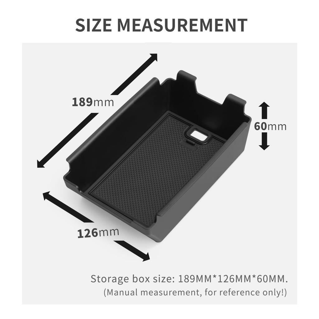 Armrest Box, Compatible with Honda New WR-V, WRV DG Series, Console Box, Storage Box,