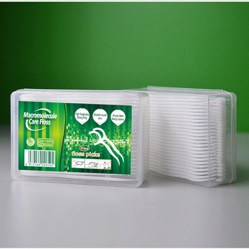 

Dental Floss 50 Square Boxed Dental Floss Stick Dental Oral Gift Custom Disposable Toothpicks 50pcs/set