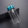 Shangqi Portable Double-Wall Heat-Resistant Glass Mug Set