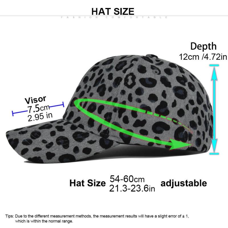 Trendy Unisex Leopard Print Baseball Cap, Stylish Round Top Hat for Outdoor Sun Protection Casual Lovers Ins Duckbill Cap