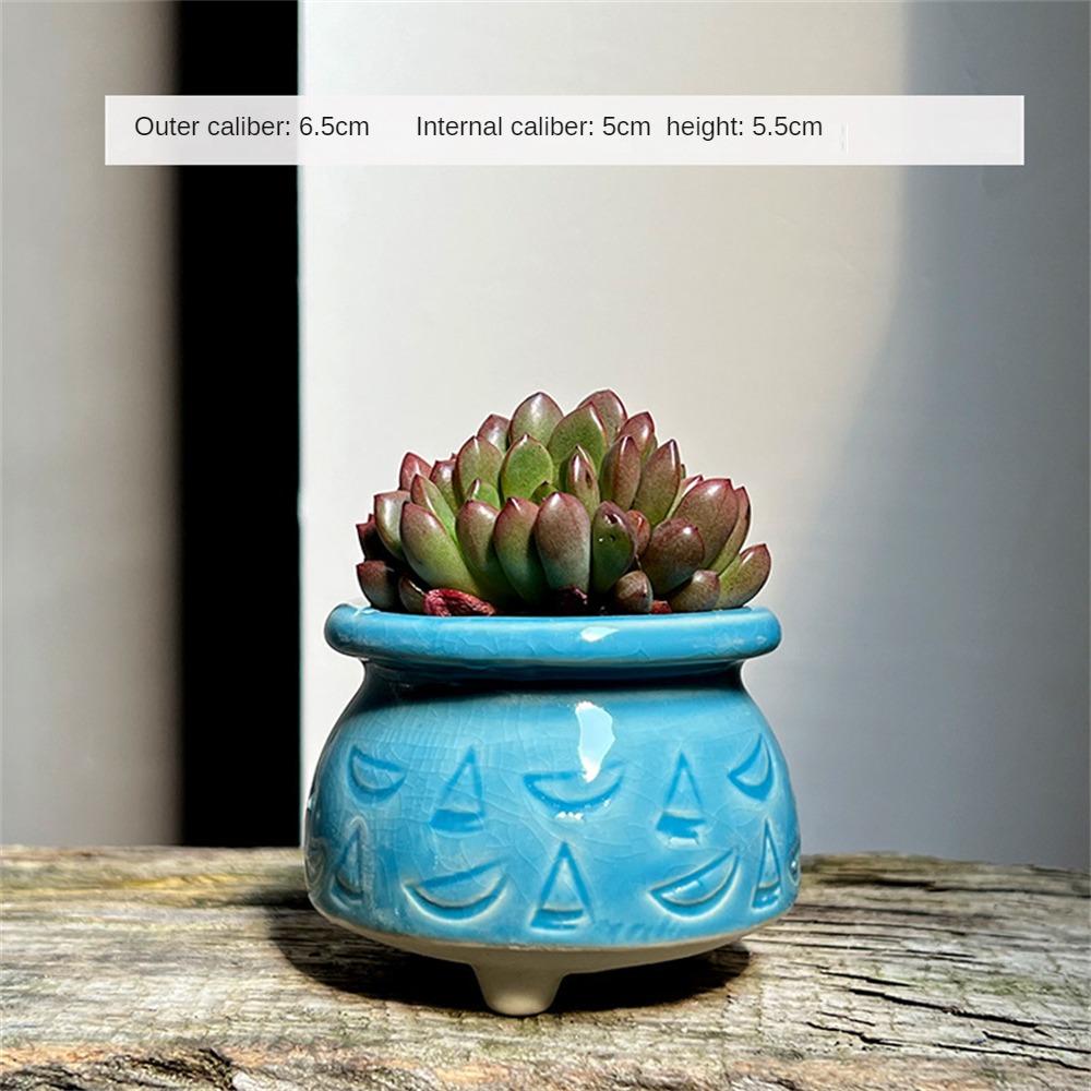 Prodyšná keramika Umyvadlo Kreativní Masový květináč Kočičí dráp Keramika Odkapávací otvor Květinový dekorační keramický květináč