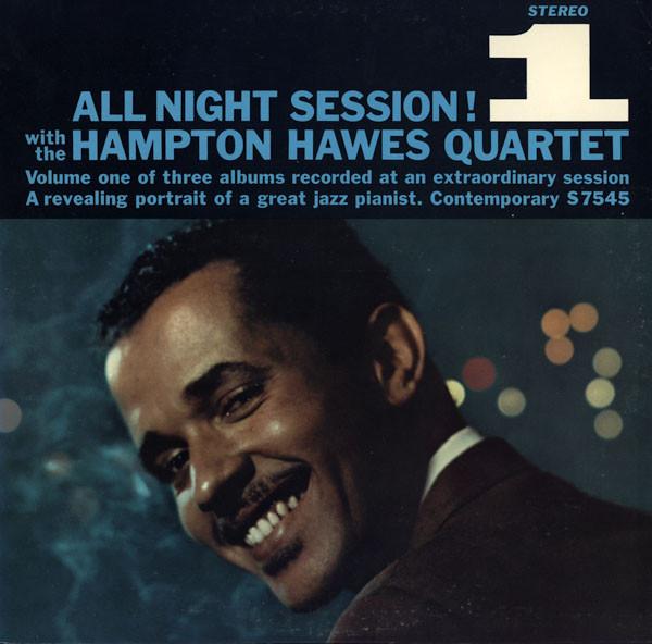 

LP Record HAMPTON HAWES - All Night Session Vol 1 S7545 CONTEMPORARY US Jazz Used