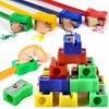 5/25/50/100pcs Pencil Sharpener Plastic School Office Study Supplies Portable Stationery for Writing Drawing Sketching Note XJM