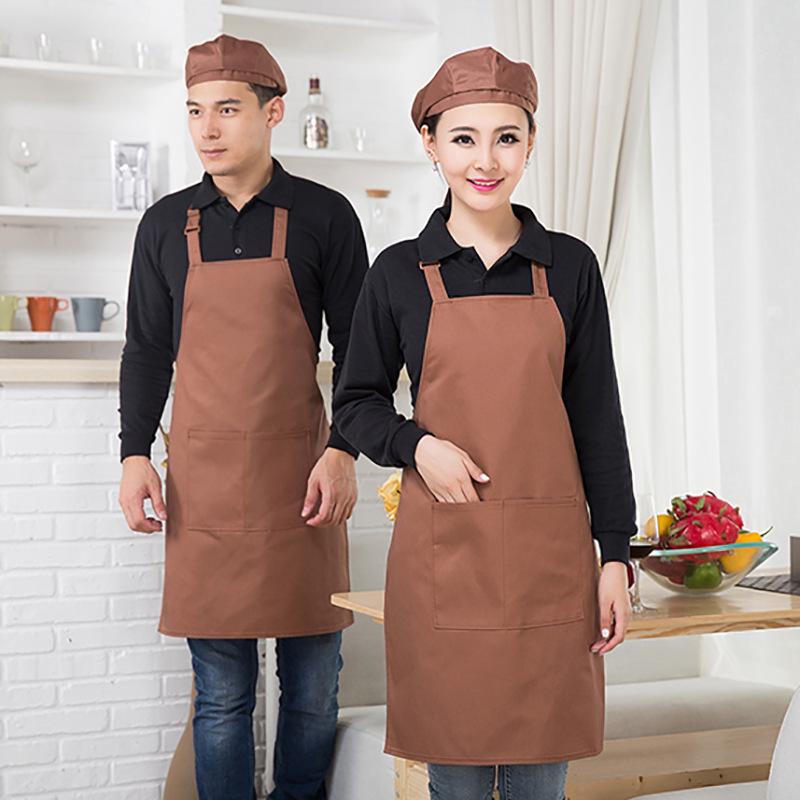 Customized Apron with Logo for Coffee Shop, Nail Salon, and Milk Tea Shop - Unisex Design