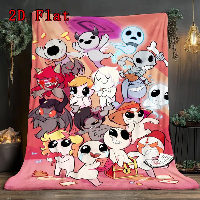 The Binding of Isaac 2D Flat Pattern Flannel Blanket High quality All Seasons Warmth and Comfort Perfect for Christmas Gifts.PMT0914027