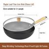 Royalstar Maple Leaf Pattern Non-Stick Wok