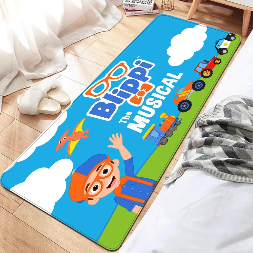 B-Blippiing Creative ABC Pattern Kitchen Mat Anti-Slip Doormat for Kids Room Bedroom Living Room Balcony Decoration