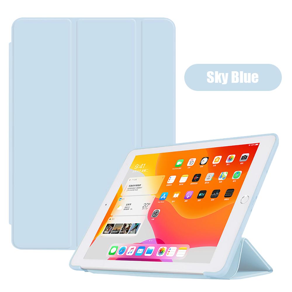 

For iPad Case For Air 11 13 M2 2024 Pro 11 13 For Pro 11 12.9 10th Gen Air 10.9 iPad 5/6th 9.7 10.5 7/8/9th 10.2 Mini 6 Cover iPad Mini 6 небесно-голубой