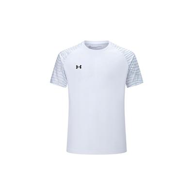 Color Block Logo Print Sports Fitness Running Cycling American Vintage Short Sleeve T-Shirt Men Tops White 24500509-100