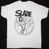 NEUES Seltenes SLADE BAND Kurzarm Weiß Alle Größen Geschenk Für Fan Shirt AL150 Unisex T-Shirt
